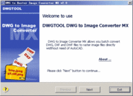 DWG to IMAGE Converter MX screenshot